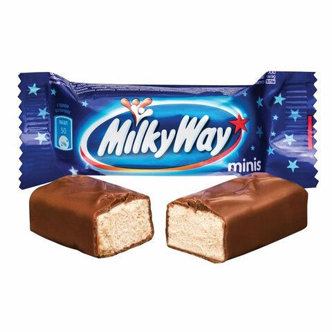 Батончики мини MILKY WAY &quot;Minis&quot; суфле в молочном шоколаде, 176 г, 2262