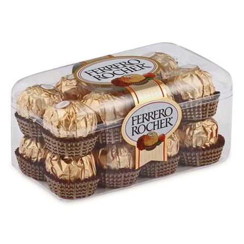 Конфеты шоколадные FERRERO &quot;Rocher&quot; с лесным орехом, 200 г, пластиковая упаковка, ИТАЛИЯ, 77070887