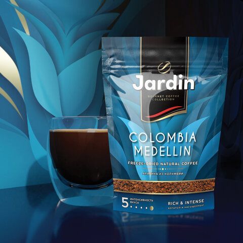 Кофе растворимый JARDIN &quot;Colombia medellin&quot; 150 г, сублимированный