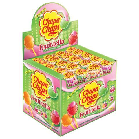 Карамель CHUPA CHUPS 70 шт. (Чупа-Чупс) &quot;Фруттелла&quot;, 17 г, 24579