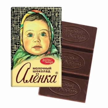 Шоколад КРАСНЫЙ ОКТЯБРЬ 42 шт. "Аленка", 15 г, в шоубоксе, КО07747