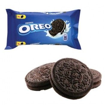 Печенье OREO 24 шт. (Орео) шоколадное, начинка из ванильного крема, 38 г, 54804