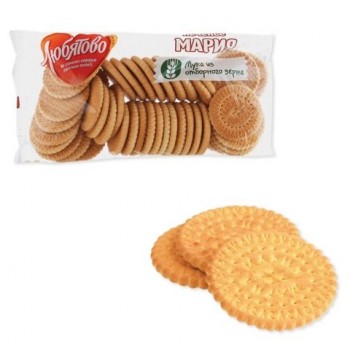 Печенье ЛЮБЯТОВО 10 шт. "Мария", традиционное, затяжное, 500 г, в спайке, 7200029000_540