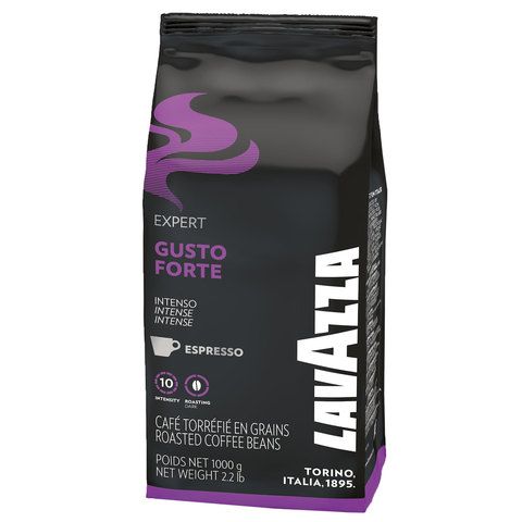 Кофе в зернах LAVAZZA &quot;Gusto Forte Expert&quot; 1 кг, ИТАЛИЯ, 2868