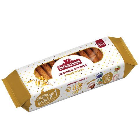 Печенье овсяное ПОСИДЕЛКИНО 2 шт. классическое, 320 г, 51011450