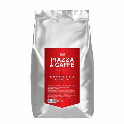 Кофе в зернах PIAZZA DEL CAFFE &quot;Espresso Forte&quot; 1 кг, 1097-06