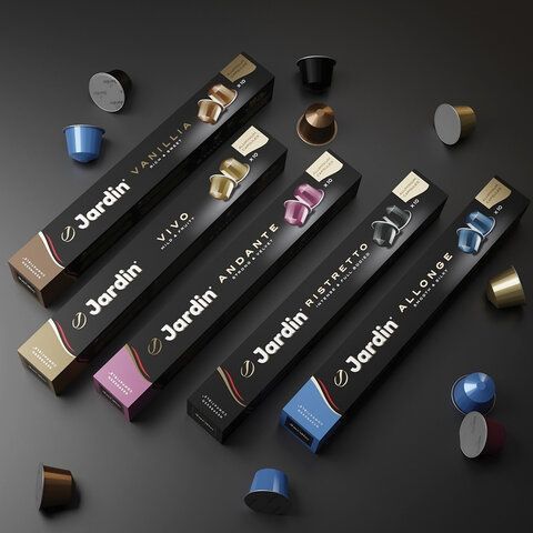 Кофе в капсулах JARDIN &quot;Allonge&quot; для кофемашин Nespresso, 10 порций, 1356-10