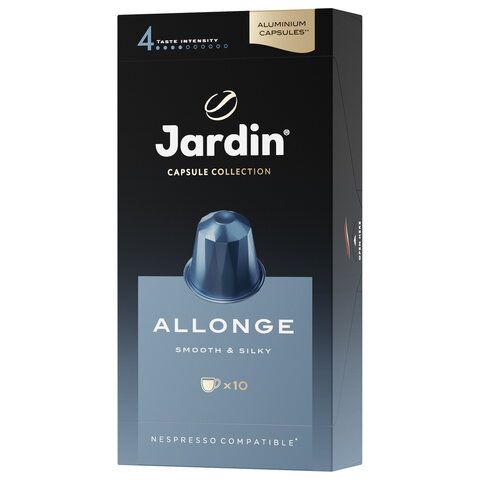 Кофе в капсулах JARDIN &quot;Allonge&quot; для кофемашин Nespresso, 10 порций, 1356-10