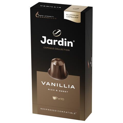 Кофе в капсулах JARDIN &quot;Vanillia&quot; для кофемашин Nespresso, 10 порций, 1355-10