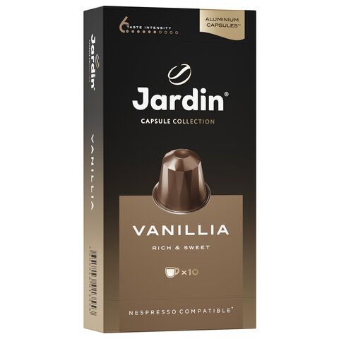 Кофе в капсулах JARDIN &quot;Vanillia&quot; для кофемашин Nespresso, 10 порций, 1355-10