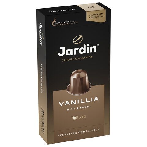 Кофе в капсулах JARDIN &quot;Vanillia&quot; для кофемашин Nespresso, 10 порций, 1355-10