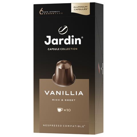 Кофе в капсулах JARDIN &quot;Vanillia&quot; для кофемашин Nespresso, 10 порций, 1355-10