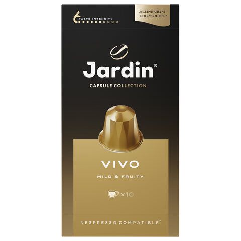Кофе в капсулах JARDIN Vivo для кофемашин Nespresso, 10 порций, 1354-10