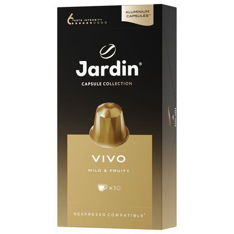 Кофе в капсулах JARDIN Vivo для кофемашин Nespresso, 10 порций, 1354-10