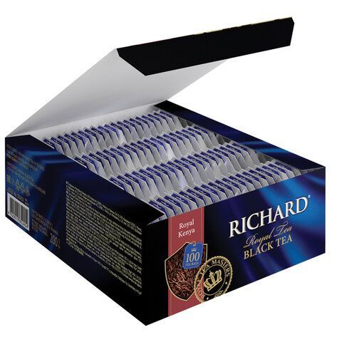 Чай RICHARD &quot;Royal Kenya&quot; черный кенийский, 100 пакетиков по 2 г, 100438