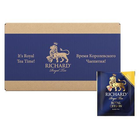 Чай RICHARD &quot;Royal Ceylon&quot; черный цейлонский, 200 пакетиков в конвертах по 2 г, 100182