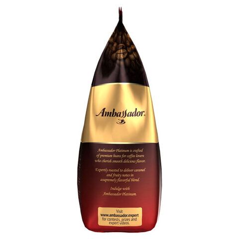 Кофе в зернах AMBASSADOR &quot;Platinum&quot; 1 кг, арабика 100%