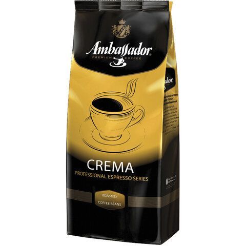 Кофе в зернах AMBASSADOR &quot;Crema&quot; 1 кг
