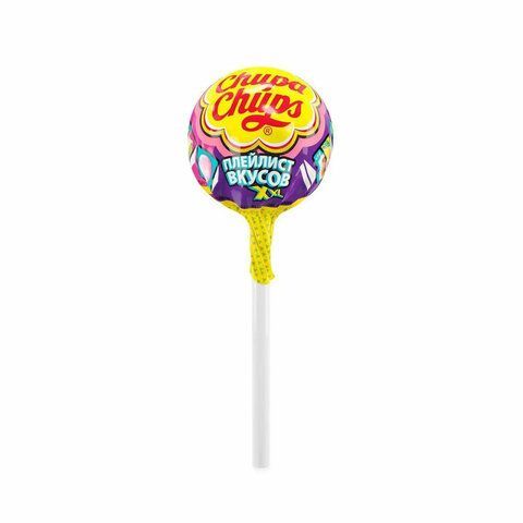 Карамель CHUPA CHUPS 40 шт. (Чупа-Чупс) &quot;XXL Flavors Playlist&quot;, ассорти, 29 г, 100215