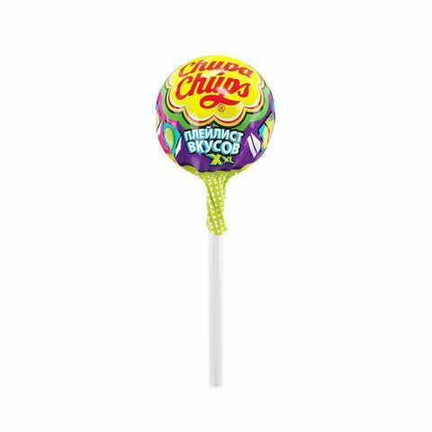 Карамель CHUPA CHUPS 40 шт. (Чупа-Чупс) &quot;XXL Flavors Playlist&quot;, ассорти, 29 г, 100215