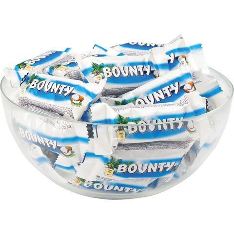 Батончики мини BOUNTY &quot;Minis&quot; с мякотью кокоса в шоколаде 1 кг, 56727