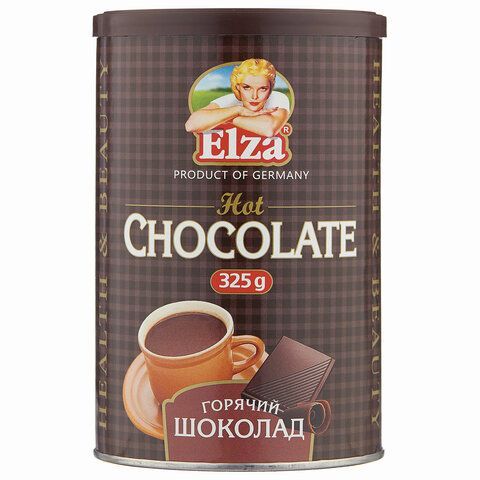 Горячий шоколад ELZA &quot;Hot Chocolate&quot;, банка 325 г, ГЕРМАНИЯ, EL32508027