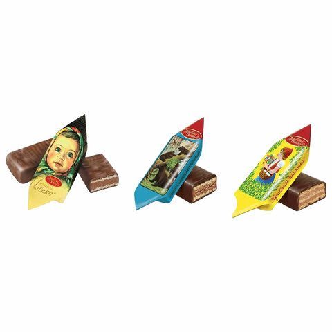 Конфеты шоколадные КРАСНЫЙ ОКТЯБРЬ ассорти &quot;Мишка косолапый, Аленка, Красная шапочка&quot;, 500 г, пакет, КО20813