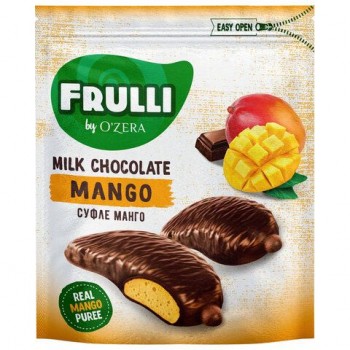 Конфеты O'ZERA "Frulli" суфле манго в шоколаде, 125 г, КРН217