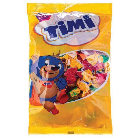 Конфеты желейные TIMI &quot;Mix&quot; со вкусами яблока, апельсина и малины, 1000 г, пакет, 15880