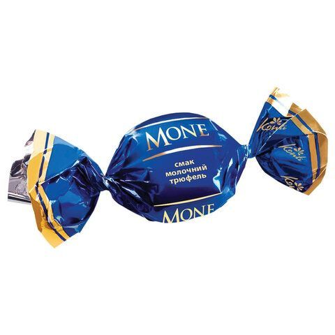 Конфеты шоколадные KONTI &quot;Моне&quot; со вкусом молочного трюфеля, 200 г, пакет, 9663