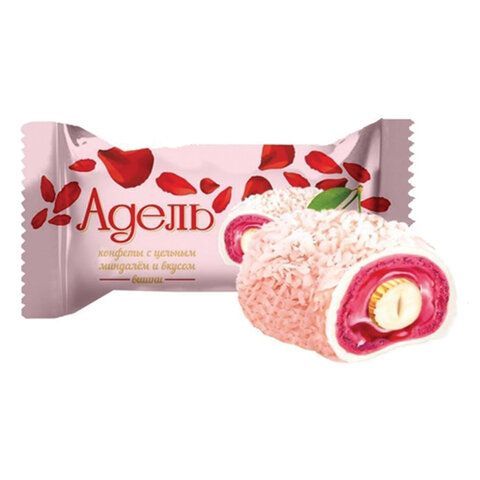 Конфеты АККОНД &quot;Адель&quot; с цельным миндалём со вкусом вишни, 250 г