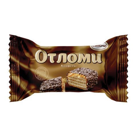 Конфеты вафельные АККОНД &quot;Отломи&quot; с молочной карамелью, 360 г