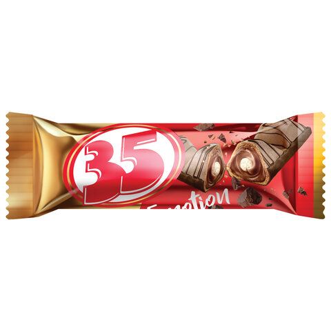 Конфеты вафельные &quot;35&quot; со вкусом шоколада, гофрокороб 1,5 кг