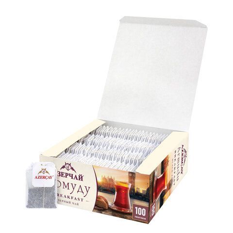 Чай АЗЕРЧАЙ &quot;Армуду Breakfast&quot; черный, 100 пакетиков по 1,6 г, 420534