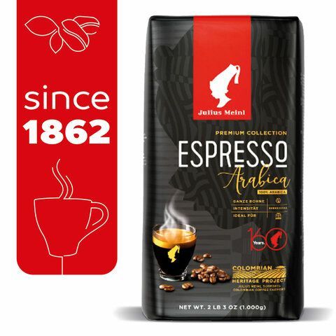 Кофе в зернах JULIUS MEINL &quot;Espresso Arabica Premium Collection&quot; 1 кг, арабика 100%, ИТАЛИЯ, 89532