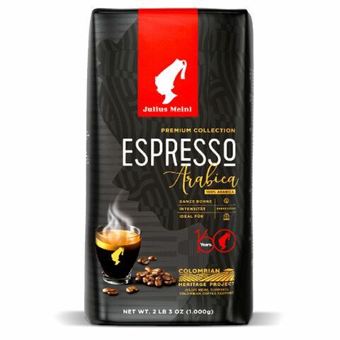 Кофе в зернах JULIUS MEINL &quot;Espresso Arabica Premium Collection&quot; 1 кг, арабика 100%, ИТАЛИЯ, 89532