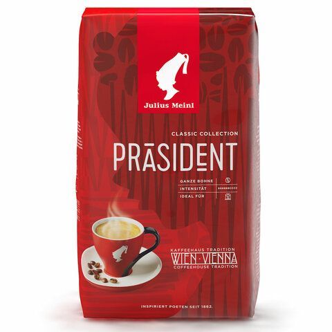 Кофе в зернах JULIUS MEINL &quot;Prasident Classic Collection&quot; 1 кг, ИТАЛИЯ, 89933
