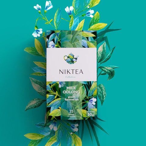 Чай NIKTEA &quot;Milk Oolong&quot; зеленый, 25 пакетиков в конвертах по 2 г, TALTHA-DP0059