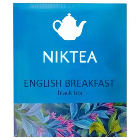 Чай NIKTEA &quot;English Breakfast&quot; черный, 25 пакетиков в конвертах по 2 г, TALTHA-DP0082