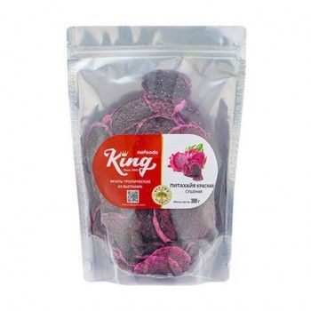 Питахайя натуральная "KING", сушеная, 300 г, пакет, ш/к 10223, 10128-3
