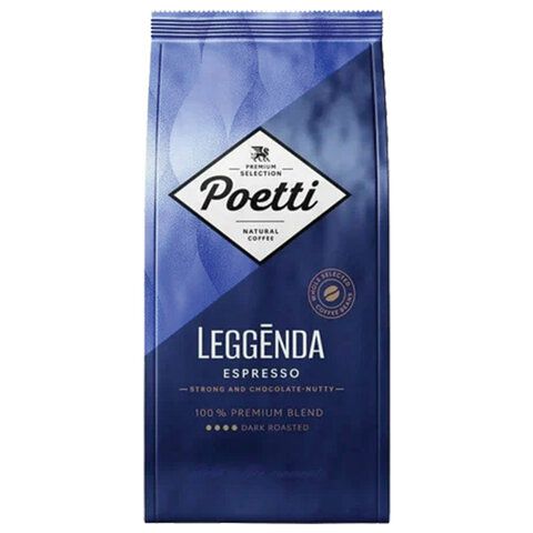Кофе в зернах POETTI &quot;Leggenda Espresso&quot; 1 кг, 18004
