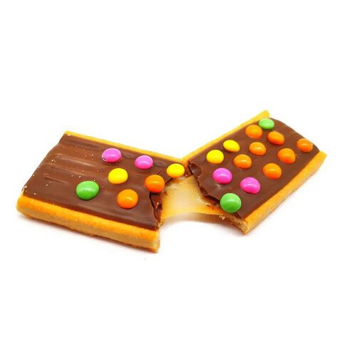 Печенье PAPITA 24 шт. Caramel с карамелью в молочном шоколаде и драже, 33 г