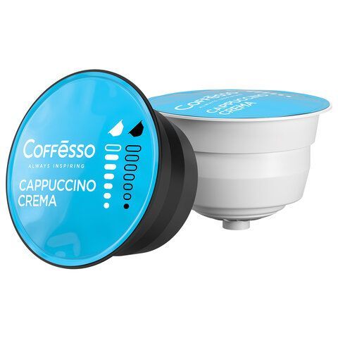 Кофе в капсулах COFFESSO &quot;Cappuccino Crema&quot; для кофемашин Dolce Gusto, 8 порций, 102150