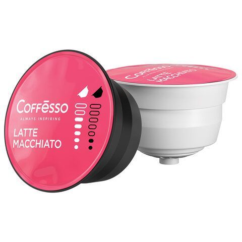 Кофе в капсулах COFFESSO &quot;Latte Macchiato&quot; для кофемашин Dolce Gusto, 8 порций, 102151