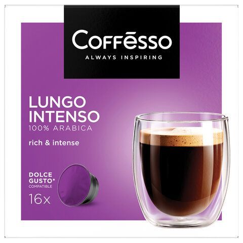 Кофе в капсулах COFFESSO &quot;Lungo Intenso&quot; для кофемашин Dolce Gusto, 16 порций, 102153