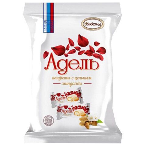 Конфеты АККОНД &quot;Адель&quot; с цельным миндалём, в кокосовой стружке, 500 г, 202171128360002