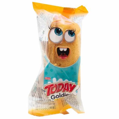 Кекс TODAY 24 шт. &quot;Goldies Mood&quot;, с молочным кремом 40 г, ТУРЦИЯ, в шоу-боксе, 1383