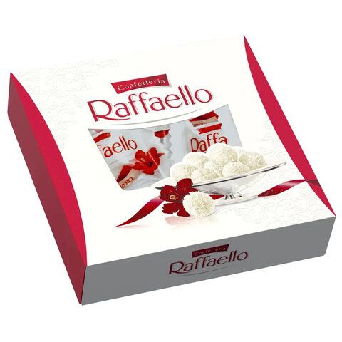 Конфеты RAFFAELLO с цельным миндальным орехом в кокосовой стружке 240 г, 9020000000995