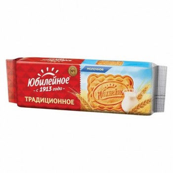 Печенье ЮБИЛЕЙНОЕ 6 шт. витаминизированное молочное 112 г, 9001609