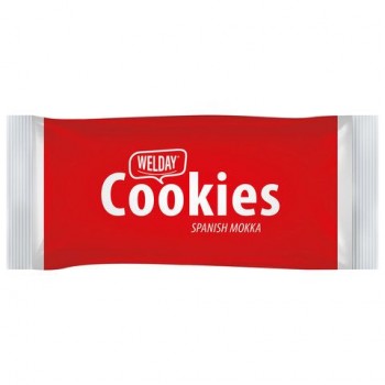 Печенье хрустящее в индивидуальной упаковке WELDAY Испанский Мокко, 100 штук в Office